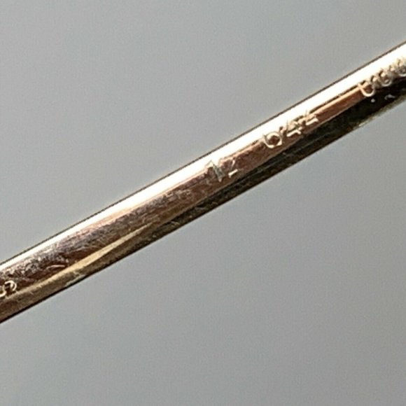 Logo Paris 12 644 000 Vintage Gold EYEGLASSES FRAMES 54 [] 15 125 Germany - Picture 4 of 16